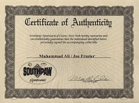 Certificate of Authenticity